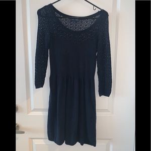 Navy American eagle sweater dress